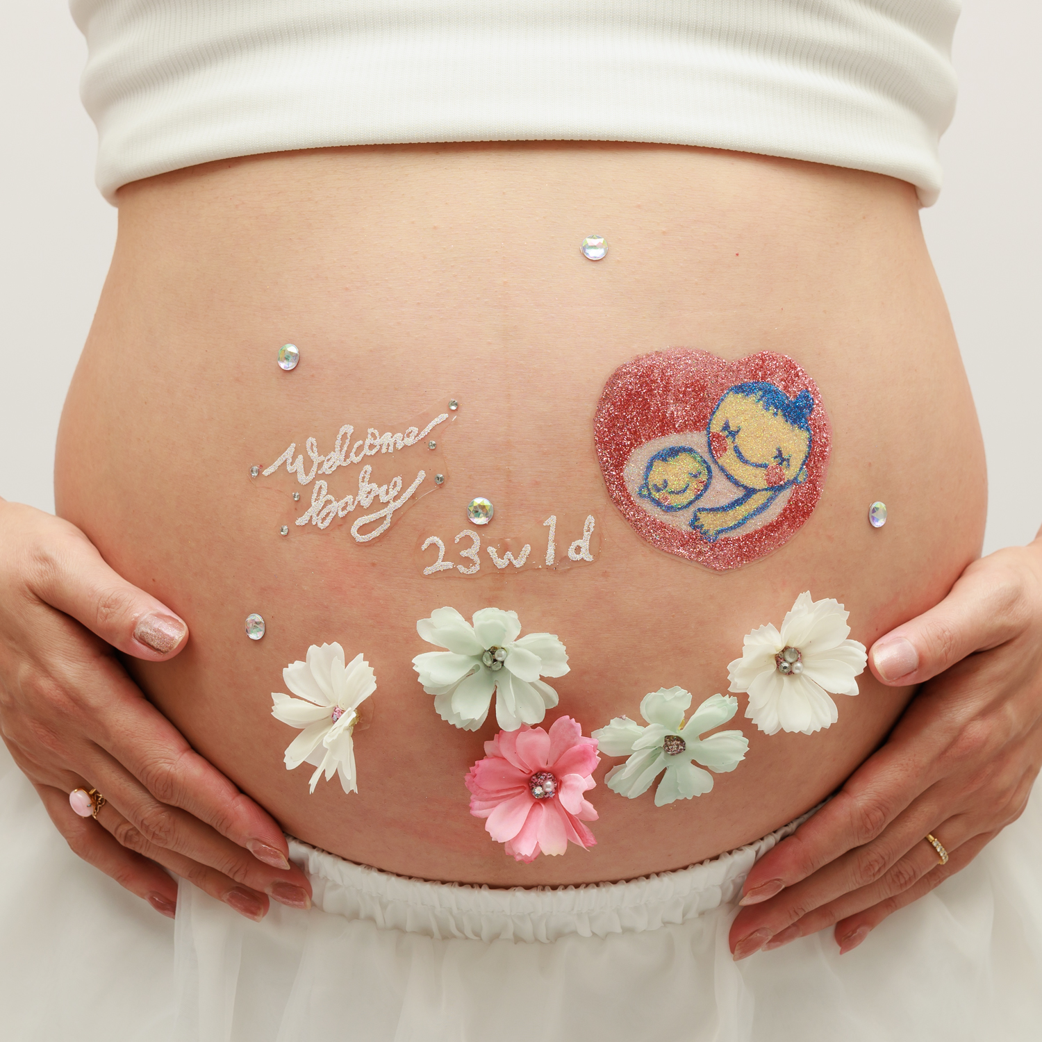 マタニティフォト ボディジュエリー④ - 画像 (5)