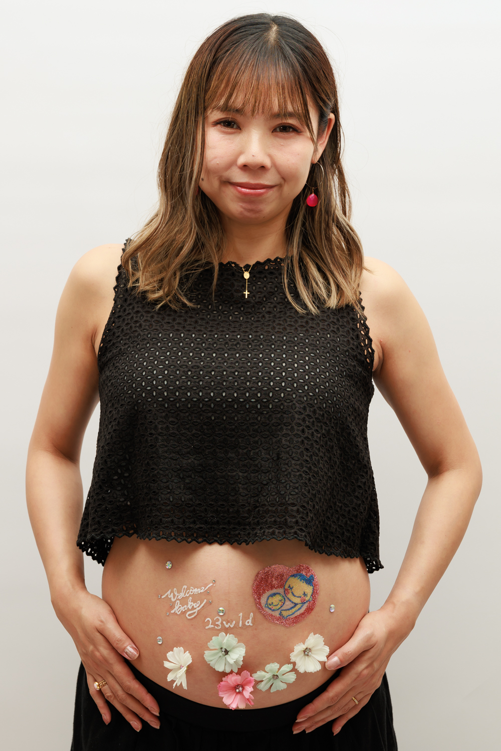 マタニティフォト ボディジュエリー④ - 画像 (3)