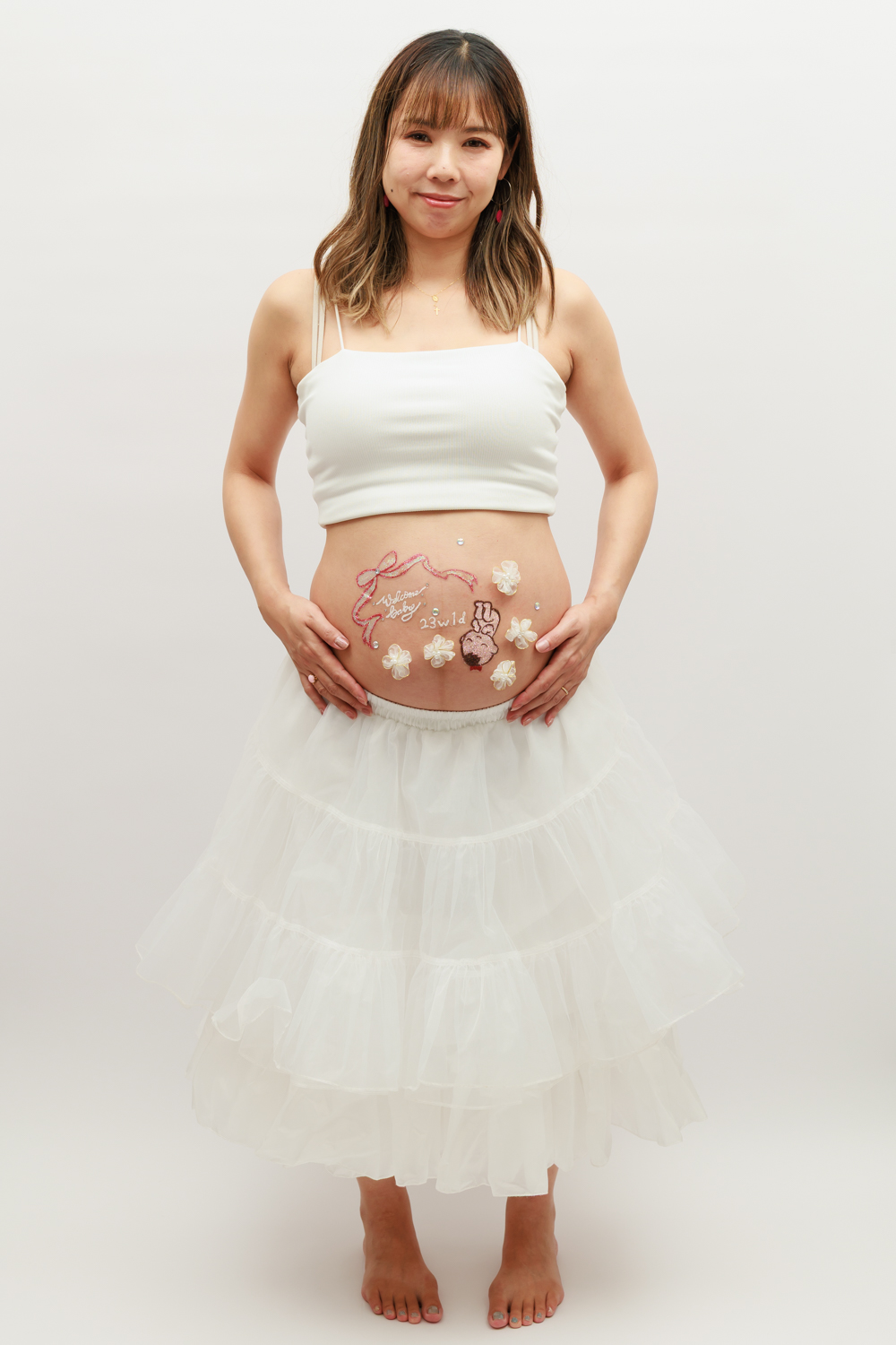 マタニティフォト ボディジュエリー② - 画像 (4)